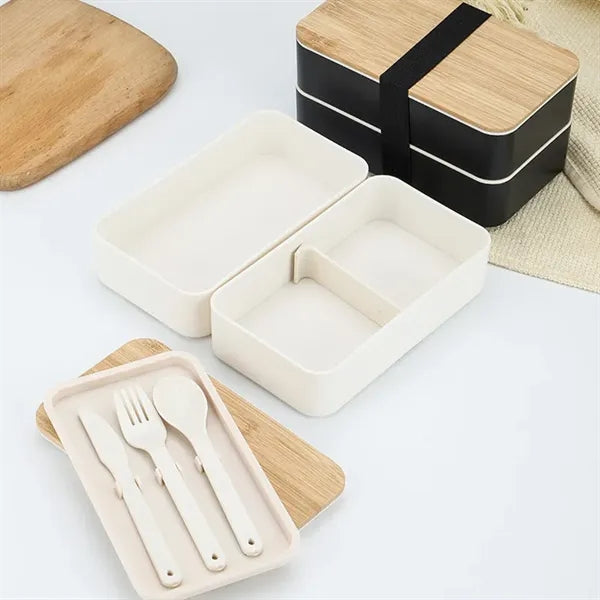 2-Tier Lightweight Bento Box Leak Proof Lunch Container