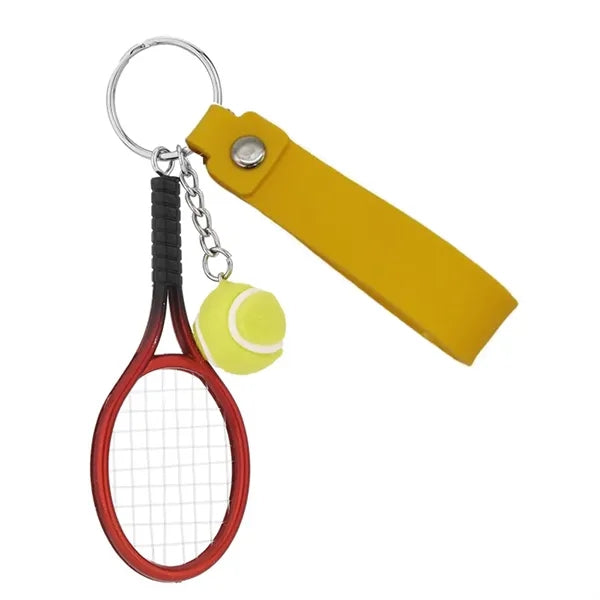 Mini Tennis Racket Keychain