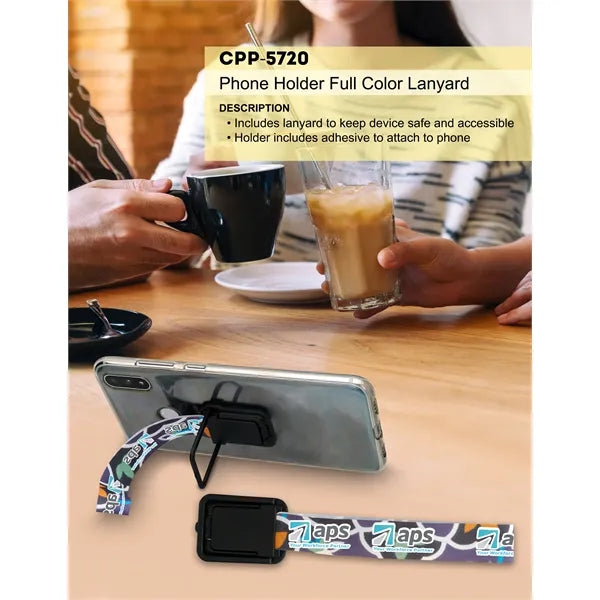 Phone Holder Full Color Lanyard