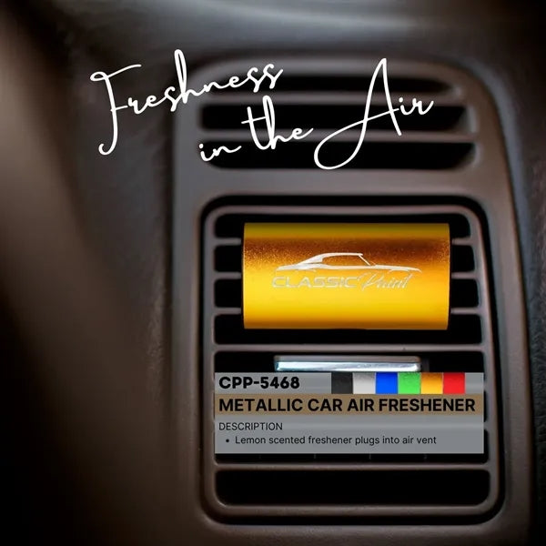 Metallic Car Air Freshener