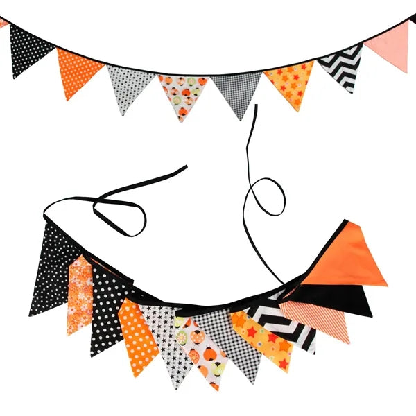 Halloween Party Triangle Banner
