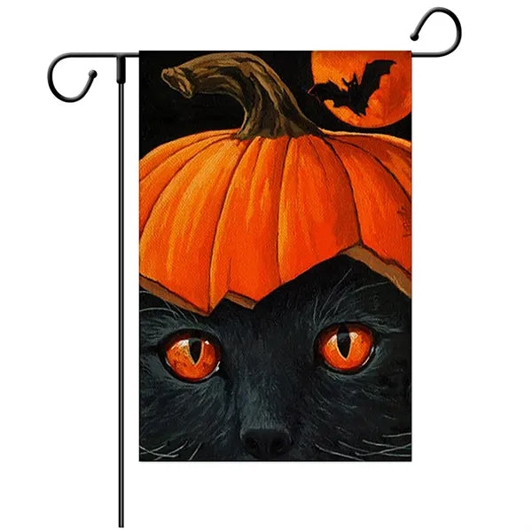 Double Sided Halloween Garden Flag