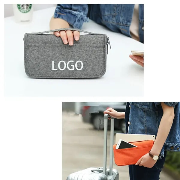 Travel Storage Bag Passport Holder Wallet with Pen Sl
