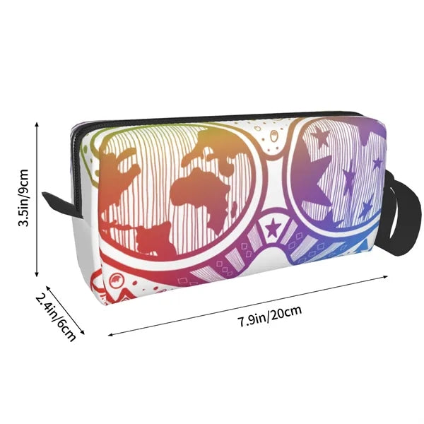 Full bleed Storage Bag Zipper Cosmetic Pouch Pencil Case