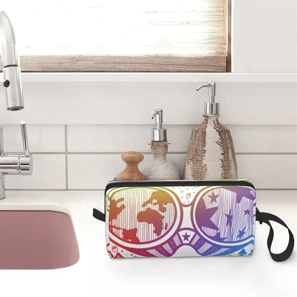 Full bleed Storage Bag Zipper Cosmetic Pouch Pencil Case