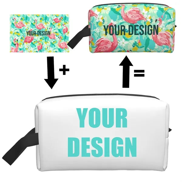 Large Storage Bag Cosmetic Pouch Full bleed Pencil Case