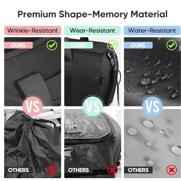 Waterproof Dufflebag with Shoe and Wet Clothes Compartments