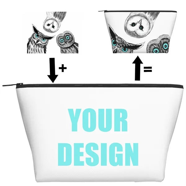 Full Bleed Cosmetic Bag Toiletry Makeup Pencil Pouch