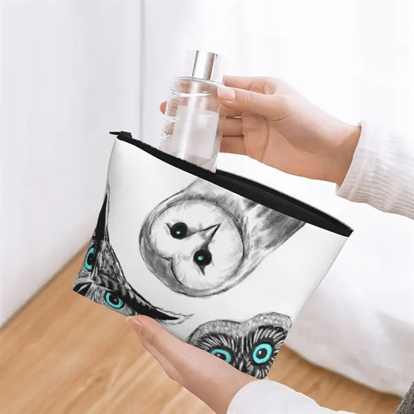Full Bleed Cosmetic Bag Toiletry Makeup Pencil Pouch