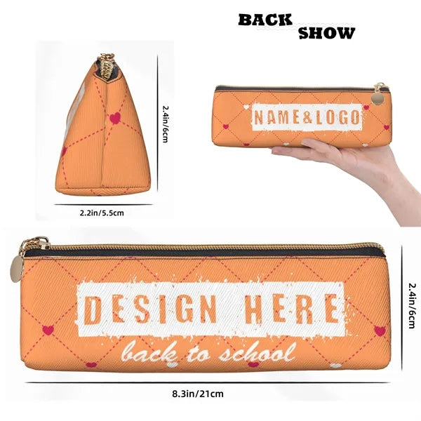 Full Bleed School Storag Bag Pen Pouch Pencil Organizer Case