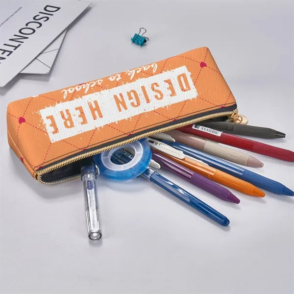 Full Bleed School Storag Bag Pen Pouch Pencil Organizer Case