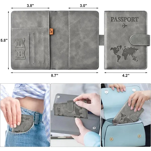 RFID Waterproof Passport Holder