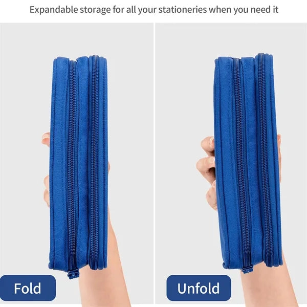 Full Bleed Pencil Pouch Pen Storag Bag School Organizer Case