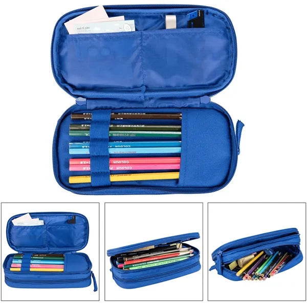 Full Bleed Pencil Pouch Pen Storag Bag School Organizer Case