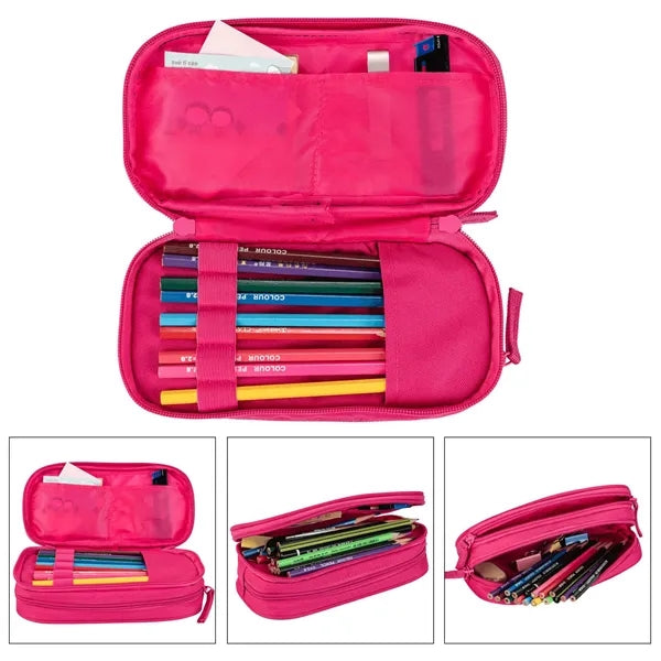 Multifunction Pencil Pouch Pen Storag Bag Organizer Case