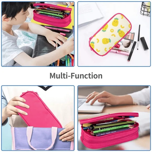 Multifunction Pencil Pouch Pen Storag Bag Organizer Case