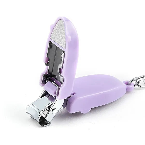 Mini Portable Folding Nail Clipper Carbon Steel W/Key Ring