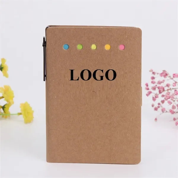 Sticky Note Pads with Ballpoint Pen 4x6"