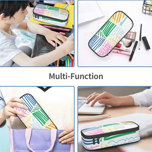 Full Bleed Pencil Pouch Pen Storag Bag Cosmetic Organizer