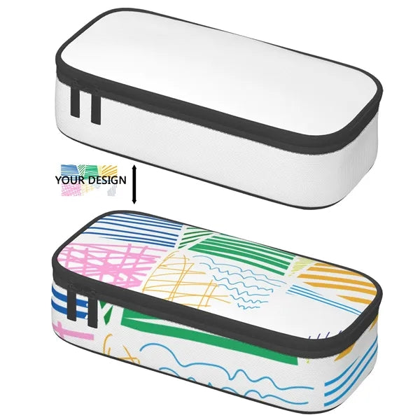 Full Bleed Pencil Pouch Pen Storag Bag Cosmetic Organizer