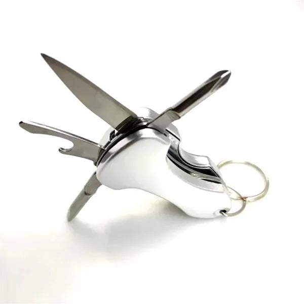 Folding Knife 5 In 1 Stainless Steel pocket Tool