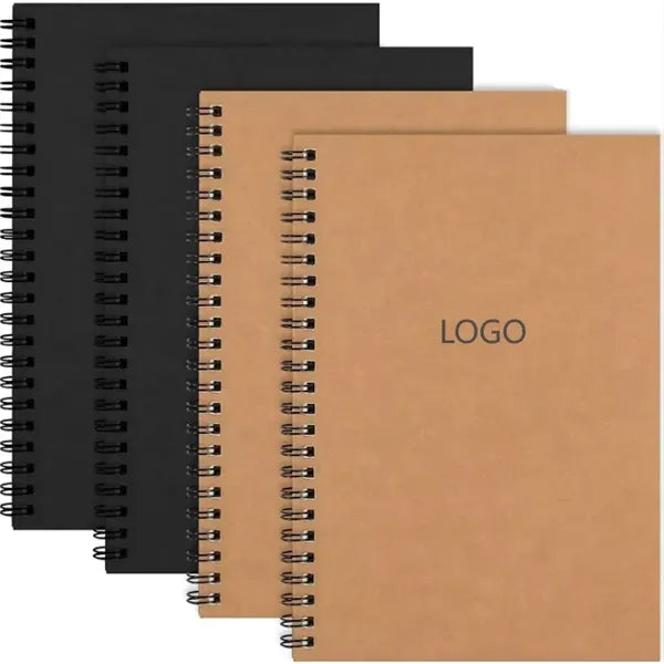 A5 Kraft Paper Spiral Notebook