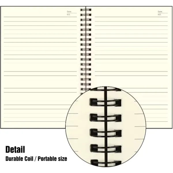 A5 Kraft Paper Spiral Notebook
