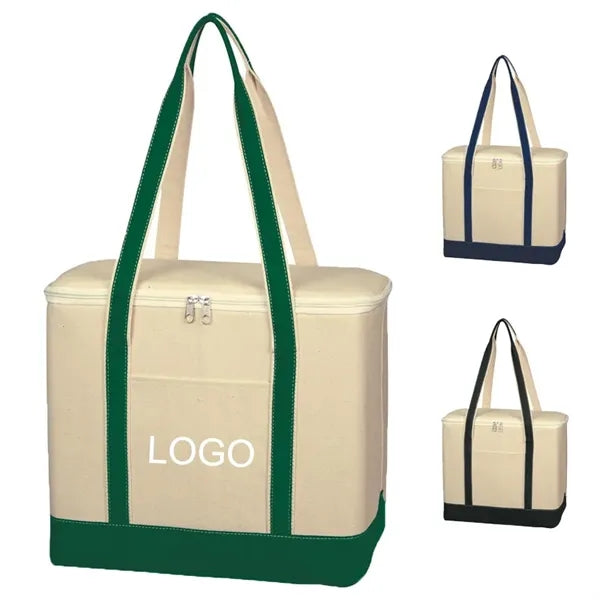 Cotton Canvas Cooler Bag