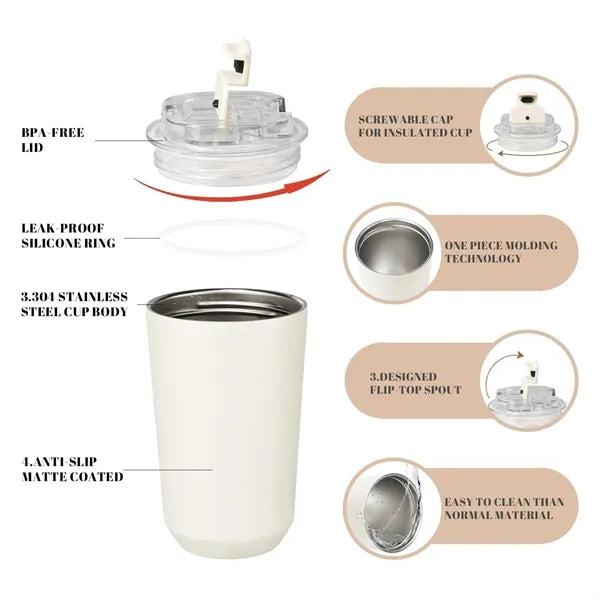 Insulated Tumblers with Lid