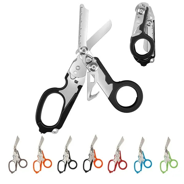 Multifunctional Outdoor Tactical Folding Medical Scissors