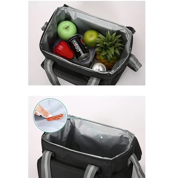 24 Can 15L Large Insulated Lunch Box Cooler Beer Bag