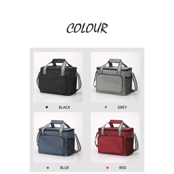 24 Can 15L Large Insulated Lunch Box Cooler Beer Bag