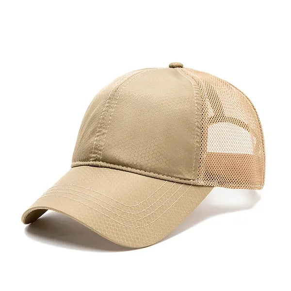 Quick Drying Breathable Half Mesh Baseball Cap