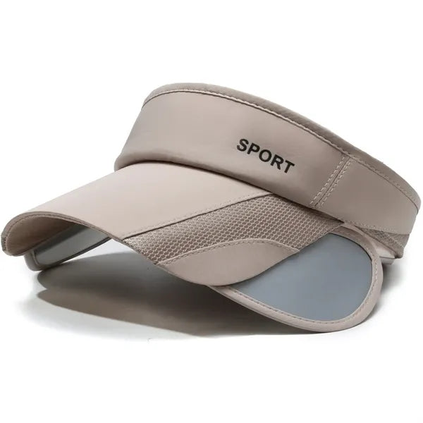 Empty Top Retractable Curved Brim Mesh Baseball Cap
