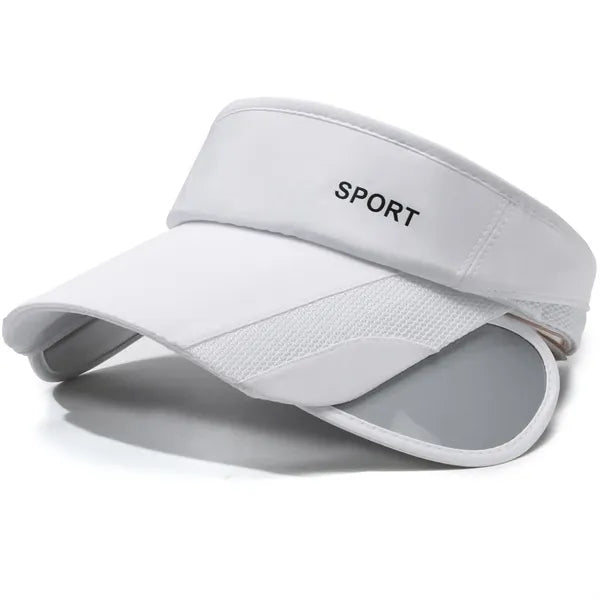 Empty Top Retractable Curved Brim Mesh Baseball Cap