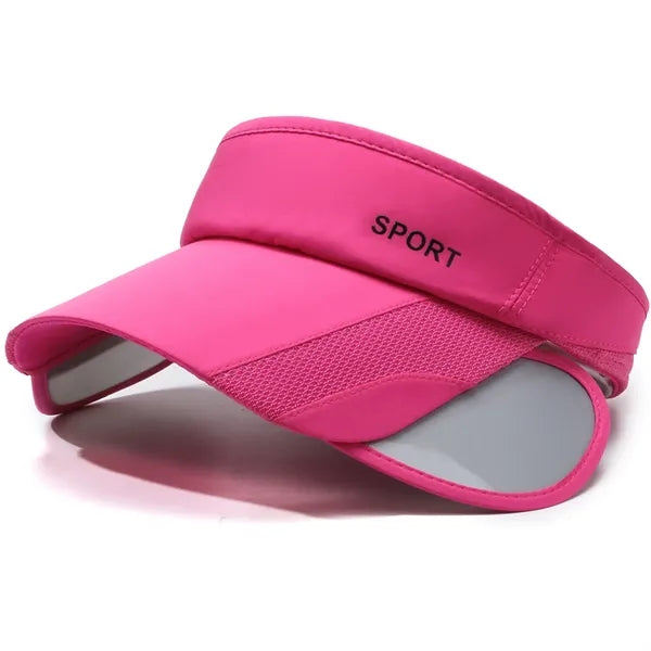 Empty Top Retractable Curved Brim Mesh Baseball Cap