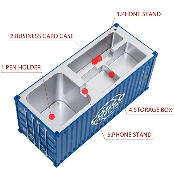 Shipping Container Model Pen Holder