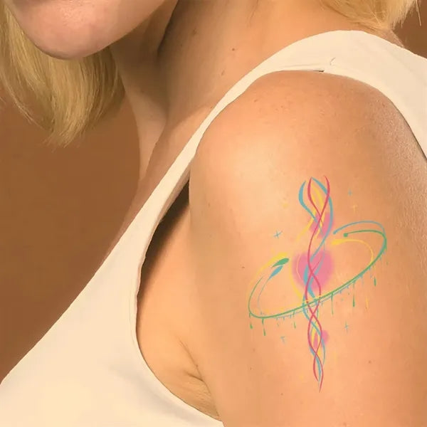 2.5" x 2.5" Custom Classic Temporary Tattoos