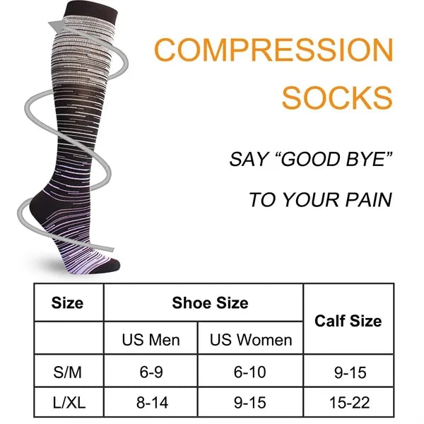 Wide Calf Compression Socks