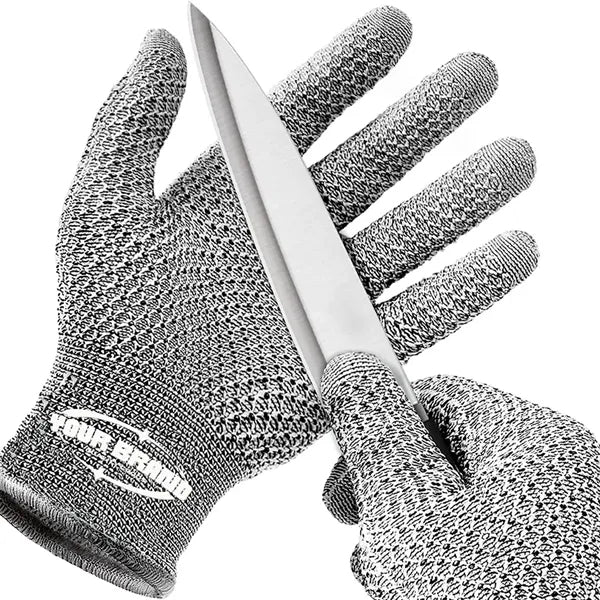 Level 5 Cut Proof Chainmail Kitchen Safety HPPE Gloves