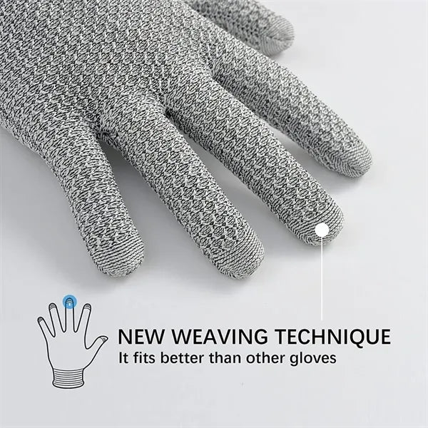 Level 5 Cut Proof Chainmail Kitchen Safety HPPE Gloves
