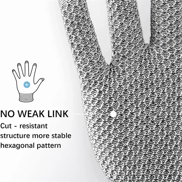 Level 5 Cut Proof Chainmail Kitchen Safety HPPE Gloves