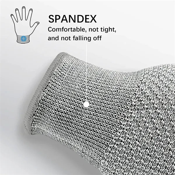 Level 5 Cut Proof Chainmail Kitchen Safety HPPE Gloves