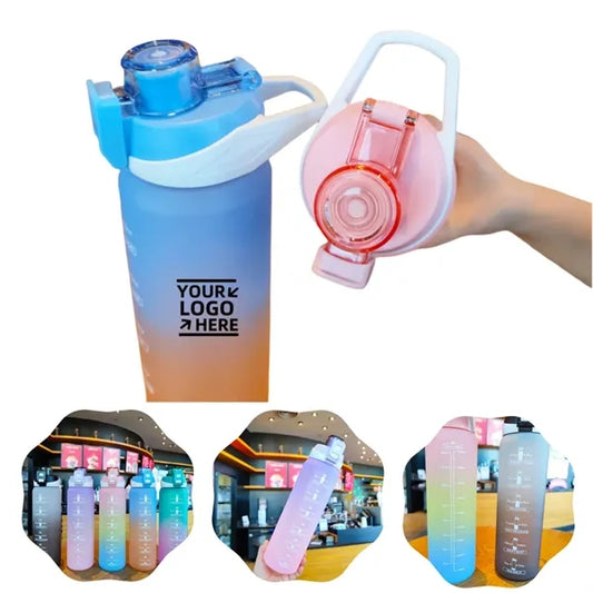 Color-Changing Plastic Kettle Frosted Sports Water Bottle
