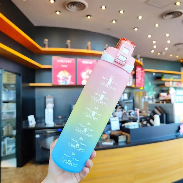 Color-Changing Plastic Kettle Frosted Sports Water Bottle
