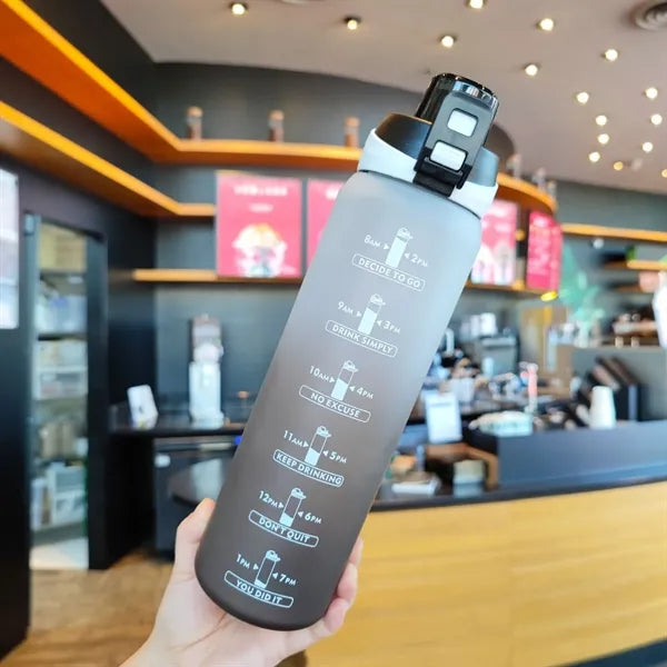 Color-Changing Plastic Kettle Frosted Sports Water Bottle