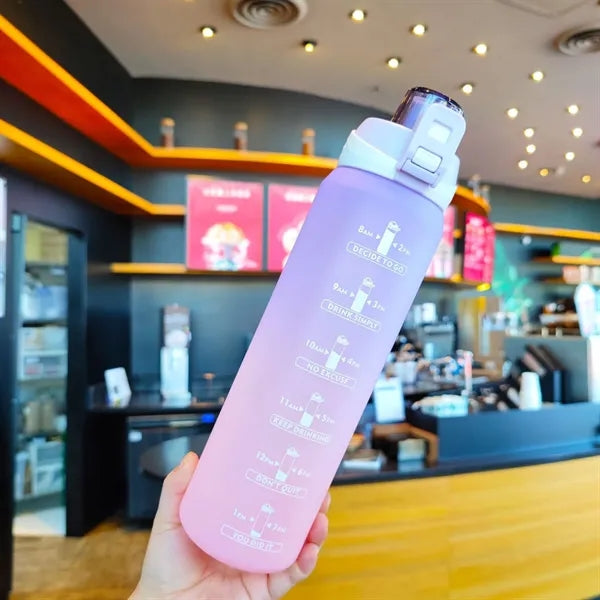 Color-Changing Plastic Kettle Frosted Sports Water Bottle