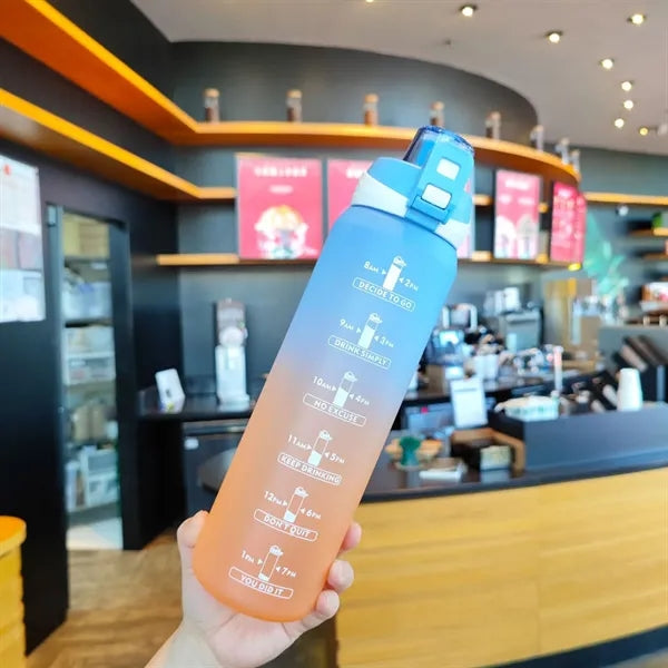 Color-Changing Plastic Kettle Frosted Sports Water Bottle