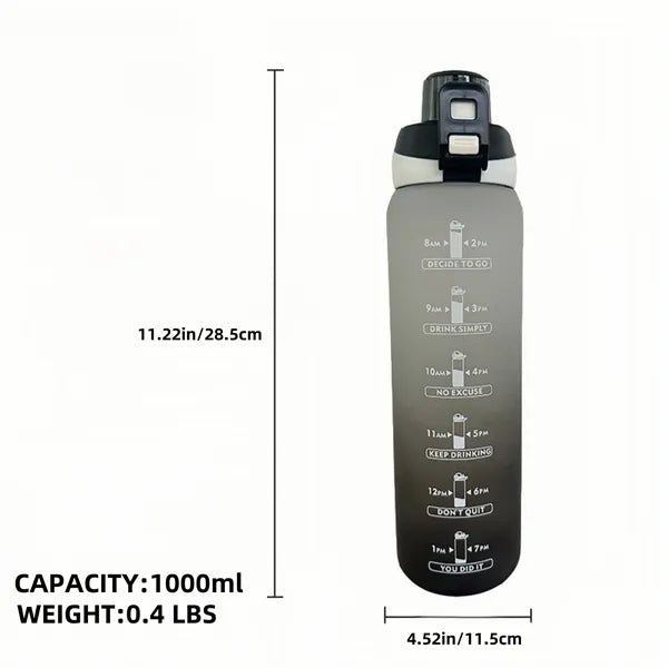 Color-Changing Plastic Kettle Frosted Sports Water Bottle
