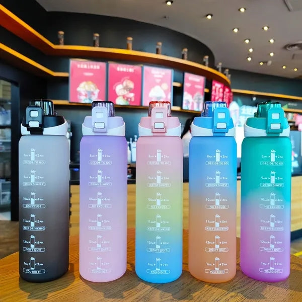 Color-Changing Plastic Kettle Frosted Sports Water Bottle